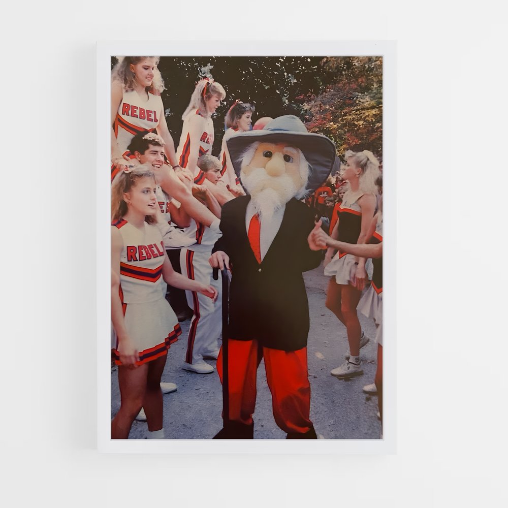 Poster Santa Rebels – affiche Baseball (vue 3)